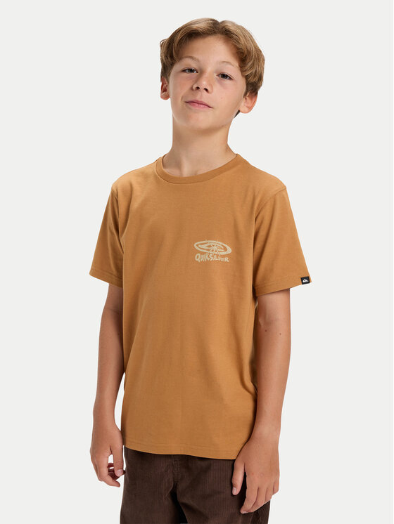 Quiksilver Quiksilver Футболка Hw Snaky Ways EQBZT04912 Коричневий Regular Fit