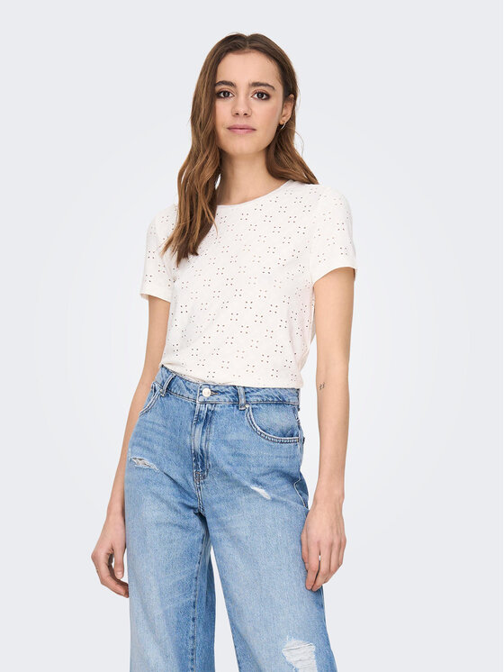JDY JDY Футболка 15158450 Білий Regular Fit