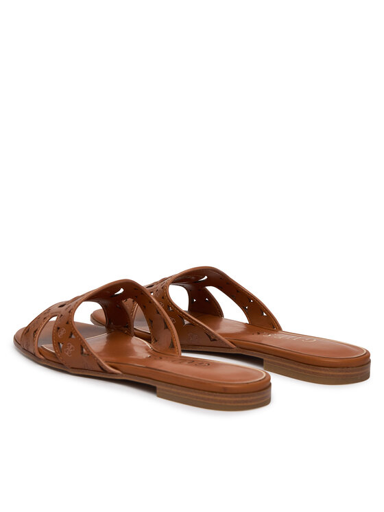 Guess Шльопанці Guess FLJCS2 LEA03 Коричневий