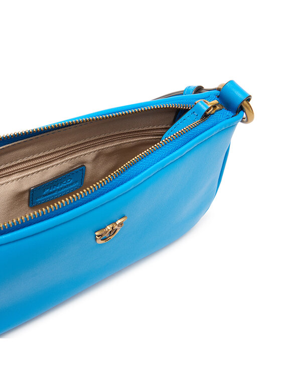 PINKO Torebka PINKO Half Moon Baguette Mini AI 25-26 PLTT 105069 A0QO Niebieski