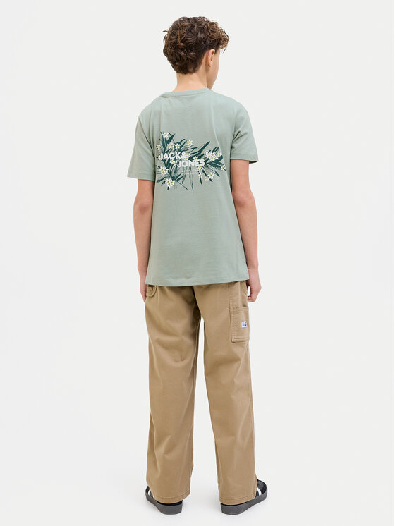 Jack & Jones Junior Jack & Jones Junior Футболка Hawaii 12269831 Зелений Regular Fit