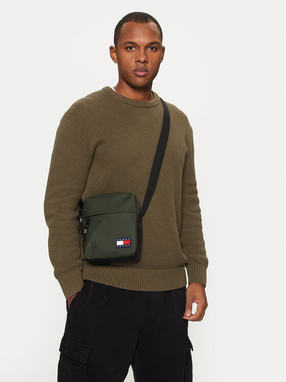 Tommy Jeans Geantă crossover Tommy Jeans AM0AM12902 Verde