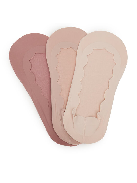 Nine West Stopalice Nine West LA_NW_4WB_009_SS25 (3-PACK) BKACK/MIX Ružičasta