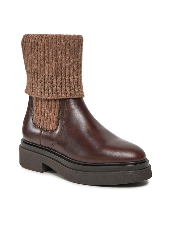 Gant Členková obuv s elastickým prvkom Gant Zandrin Chelsea 27551382 Hnedá