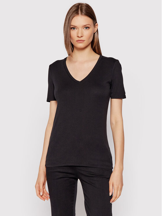 United Colors Of Benetton United Colors Of Benetton Marškinėliai 3GA2E4230 Juoda Regular Fit