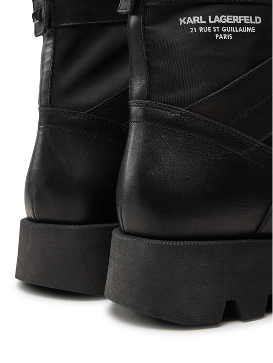KARL LAGERFELD Черевики KARL LAGERFELD KL11164 Чорний
