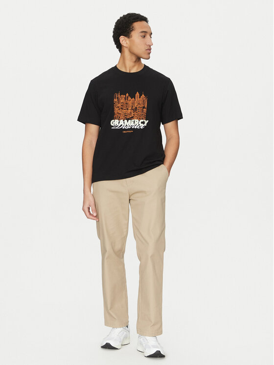 Jack & Jones Jack & Jones Футболка Boston 12272981 Чорний Relaxed Fit