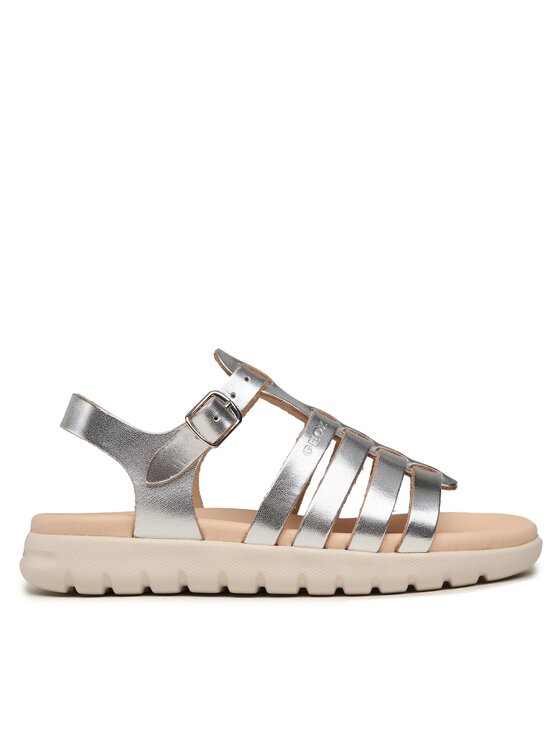 Geox Sandały Geox J Sandal Soleima Gir J35GSB 000CF C1007 S Srebrny
