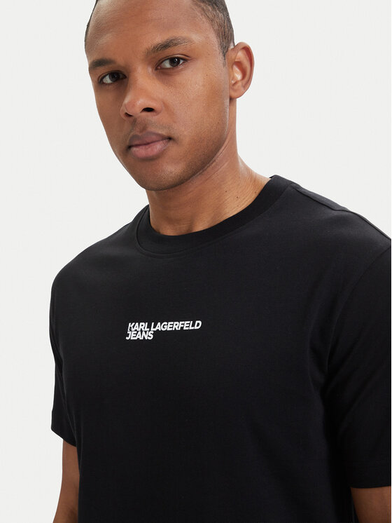 Karl Lagerfeld Jeans Karl Lagerfeld Jeans Camiseta B2M17090 Negro Relaxed Fit