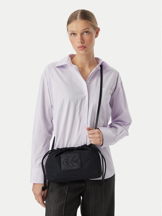 Calvin Klein Ročna torba Calvin Klein LV04F3871G Črna