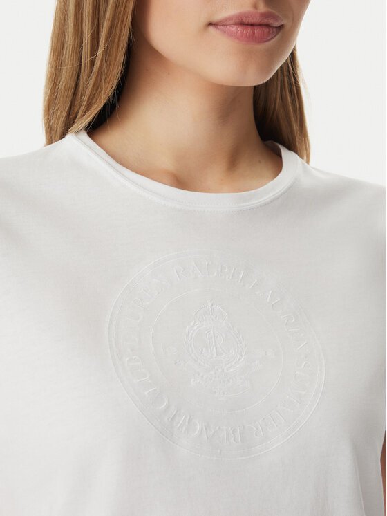 LAUREN RALPH LAUREN LAUREN RALPH LAUREN Camiseta 200P09106004 Blanco Relaxed Fit