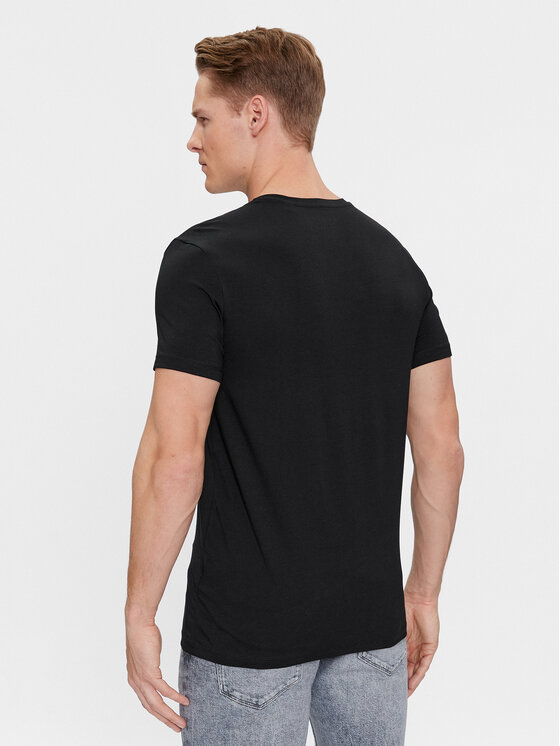 Guess Guess Póló szett Caleb U97G03 KCD31 Fekete Regular Fit