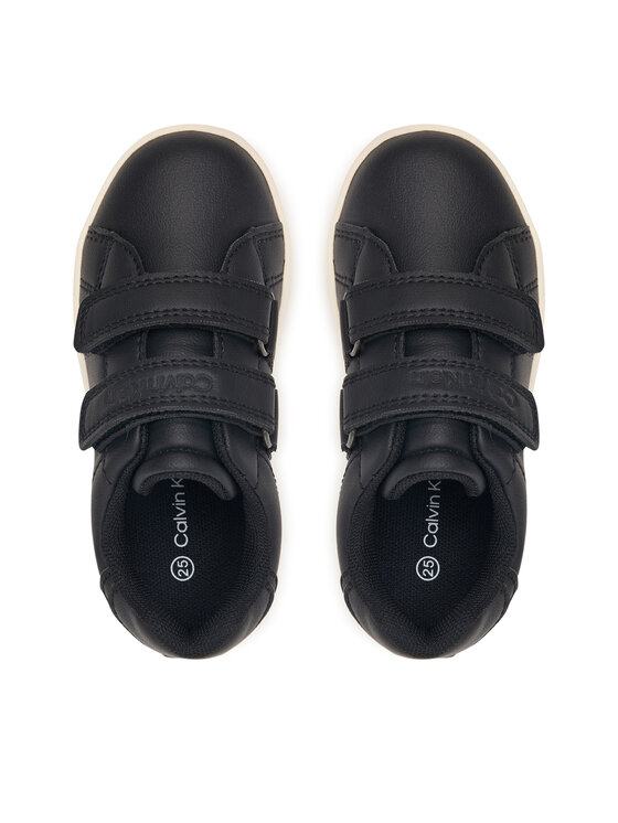 Calvin Klein Sneakersy Calvin Klein Low Cut Velcro Sneaker V1X9-83440-1355 M Čierna