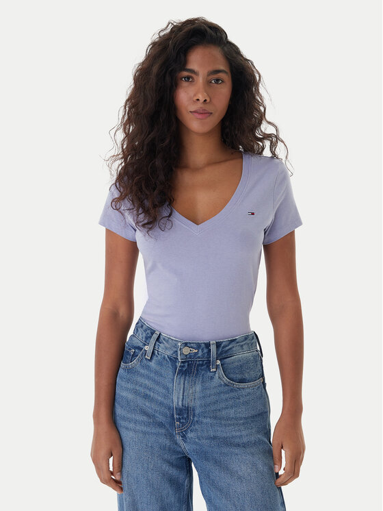 Tommy Jeans Tommy Jeans Camiseta DW0DW20458 Azul Slim Fit