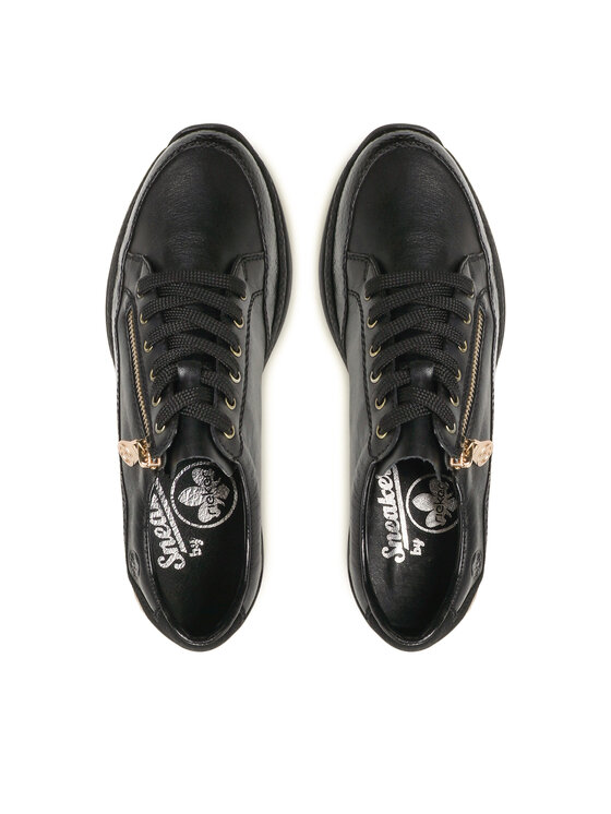 Rieker Sneakersy Rieker N4330-00 Czarny