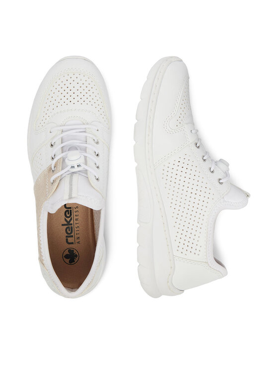 Rieker Sneakersy Rieker CEO-L3254-80 Biela