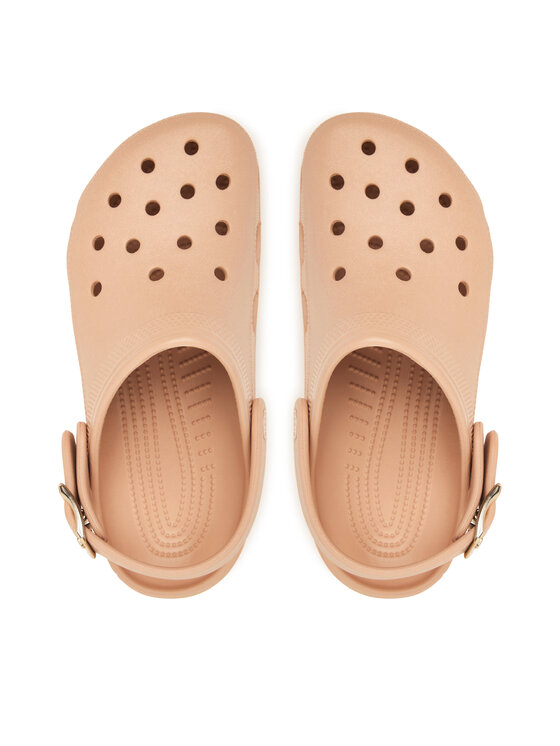 Crocs Шльопанці Crocs Classic Metallic Buckle Clog 213543 Рожевий