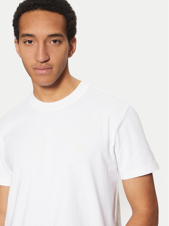 Calvin Klein Jeans Calvin Klein Jeans Majica J30J326683 Bela Regular Fit