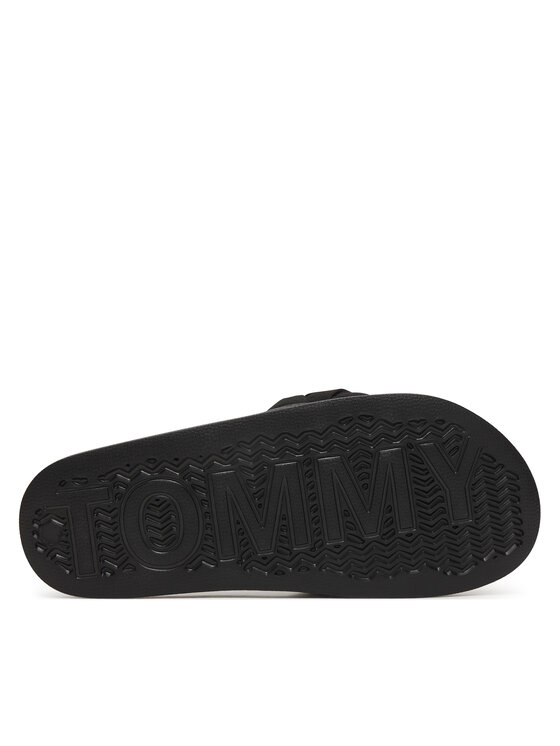 Tommy Jeans Natikače Tommy Jeans Tjw Braided Slides EN0EN02975 Crna