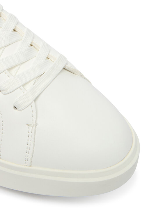 Calvin Klein Sneakers Calvin Klein Low Pro Cup Laceup Lth Moire HW0HW02845 Bianco