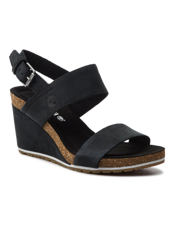 Timberland Босоніжки Timberland Capri Sunset Wedge TB0A1MSY0151 Чорний