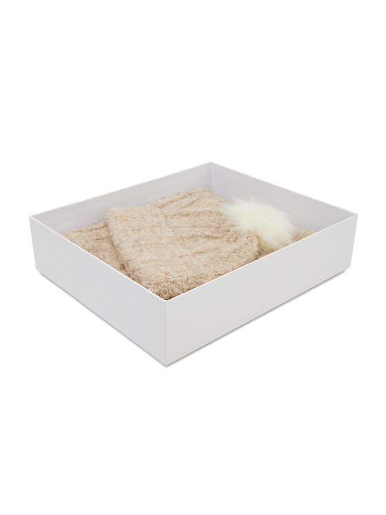 Ugg Šalles un cepures komplekts Ugg W Boucle Beanie And Scarf Set 20960 Bēšs