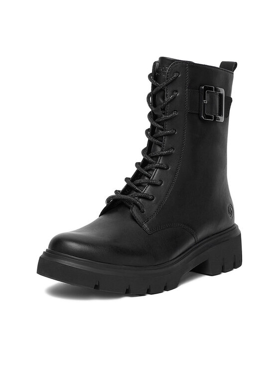 Remonte Botines planos Remonte D1W82-00 Negro