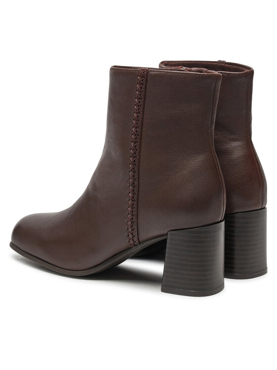 Clarks Členková obuv Clarks Keirsta Faye 26180038 Hnedá