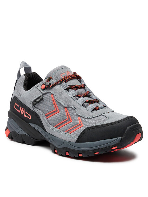 CMP Trekingová obuv CMP Melnick Low WP Trekking Shoes 3Q19656 Sivá