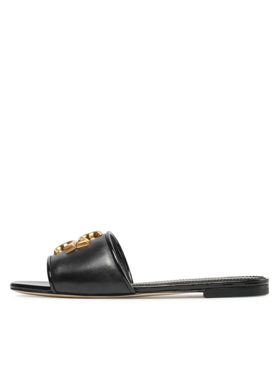 Tory Burch Шльопанці Tory Burch Eleanor Slide 88744 Чорний