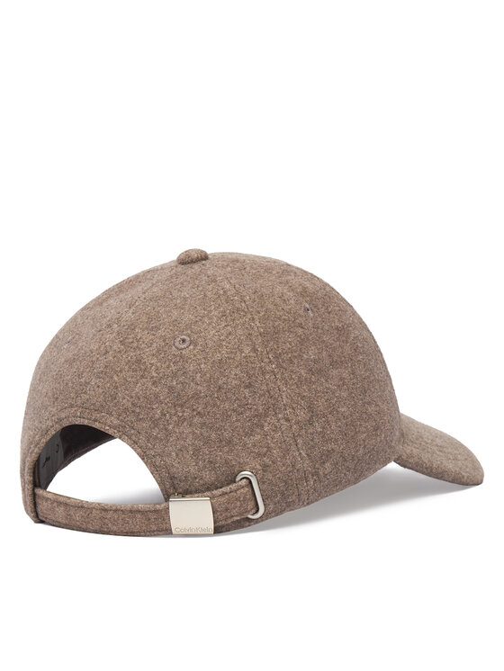 Calvin Klein Šilterica Calvin Klein Embroidered Titlecase Logo Felt LV04D5131G Smeđa