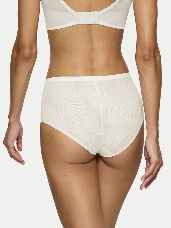Triumph Triumph Класичні труси з високою талією Shape Smart Ellipse 10222289 Écru