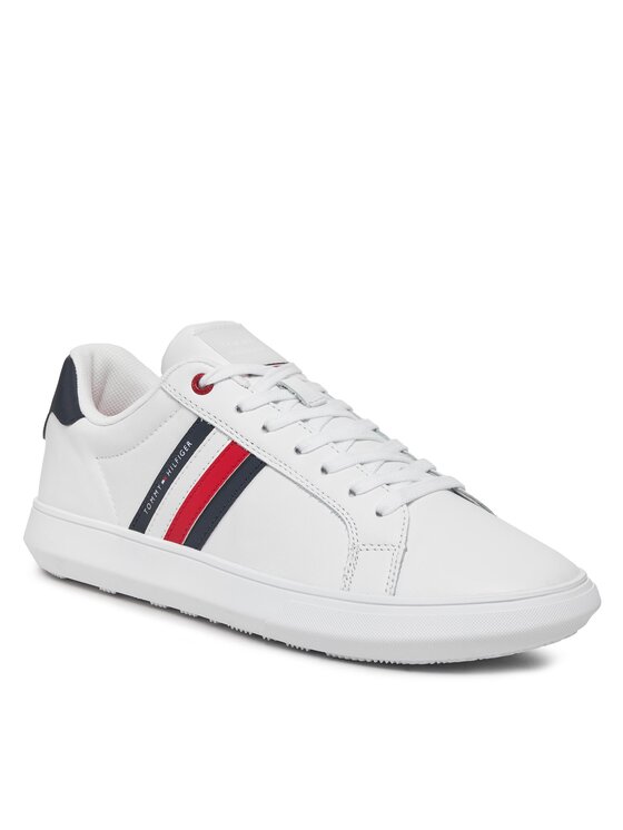 Tommy Hilfiger Сникърси Tommy Hilfiger Essential Leather Cupsole FM0FM04921 Бял
