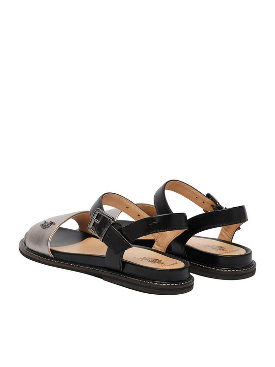 U.S. Polo Assn. Босоніжки U.S. Polo Assn. EO-ADELI001W/6L1 Срібний