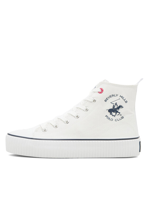 Beverly Hills Polo Club Plátenky Beverly Hills Polo Club BHPC026M Biela