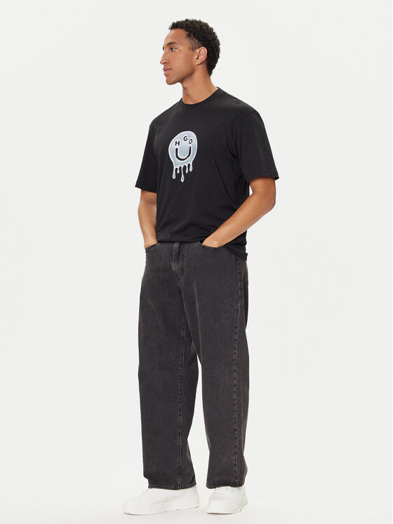 HUGO HUGO Camiseta Nedirix 50549162 Negro Regular Fit