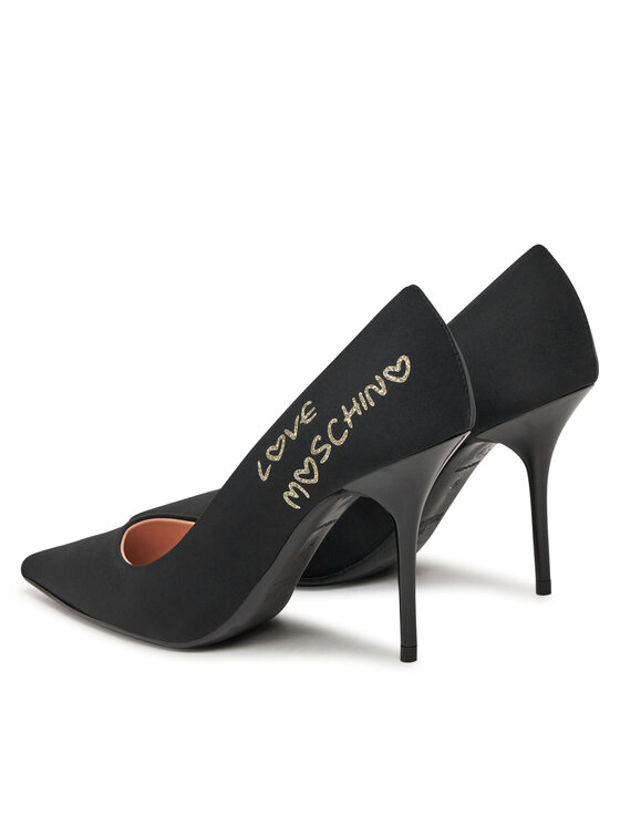 LOVE MOSCHINO Szpilki LOVE MOSCHINO JA10429G1IIM0000 Czarny