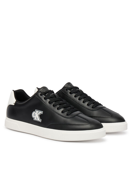 Calvin Klein Сникърси Calvin Klein Low Prof Cupsole Emb Lth HM0HM02124 Черен