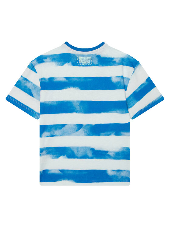 United Colors Of Benetton United Colors Of Benetton Футболка 3SL3C10P5 Голубий Oversize