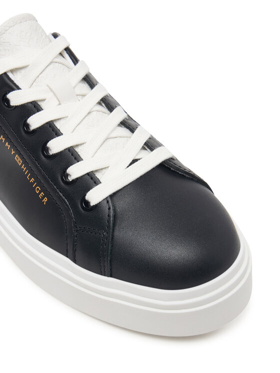 Tommy Hilfiger Сникърси Tommy Hilfiger Th Feminine Platform Monogram FW0FW09594 Черен