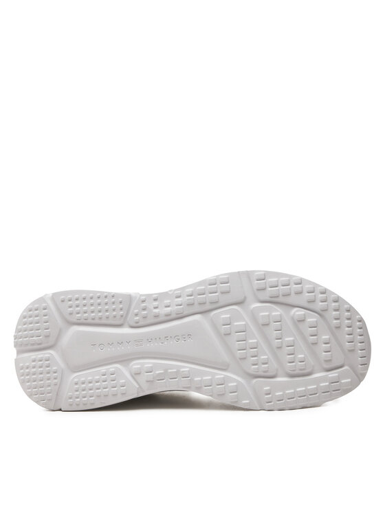 Tommy Hilfiger Sneakers Tommy Hilfiger Modern Runner Knit Evo Ess FM0FM05245 Bianco