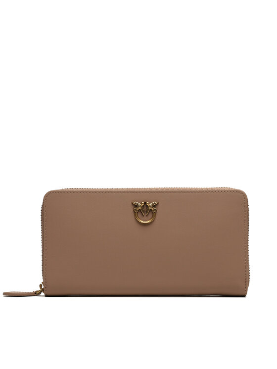 PINKO Peněženka PINKO Ryder Zip Around . AI 23-24 PCPL 100250 A0F1 Hnědá