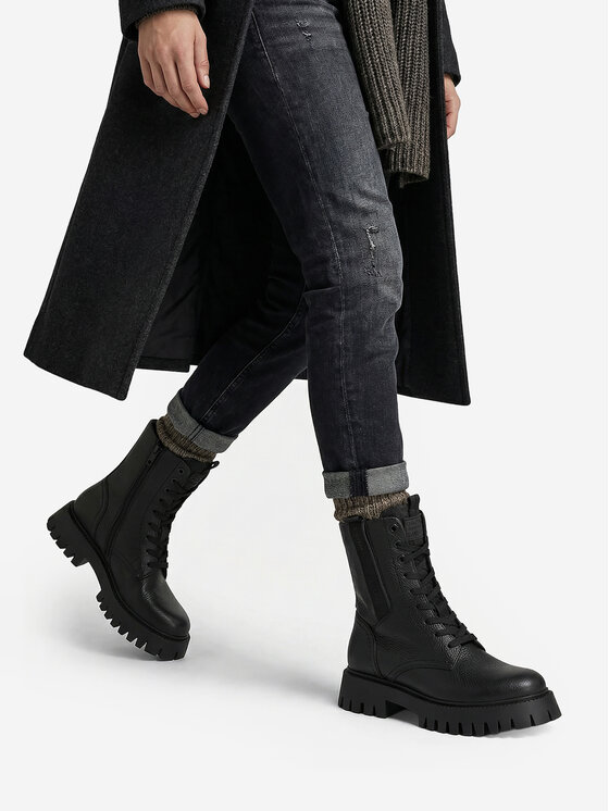 G-STAR Черевики G-Star Raw CEO-WI23-LADIES-02 Чорний