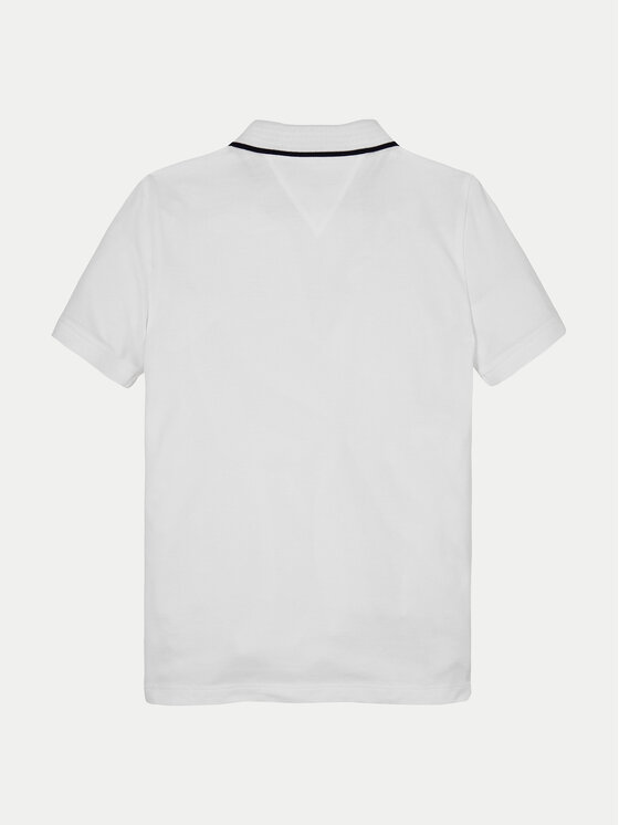 Tommy Hilfiger Tommy Hilfiger Polo marškinėliai KB0KB09524 D Balta Regular Fit