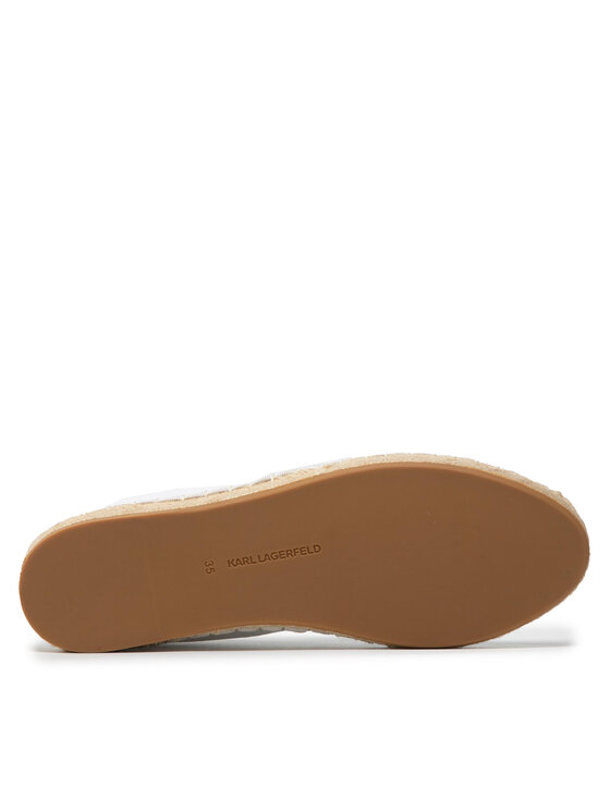 KARL LAGERFELD Еспадрильї KARL LAGERFELD KL80117L Білий
