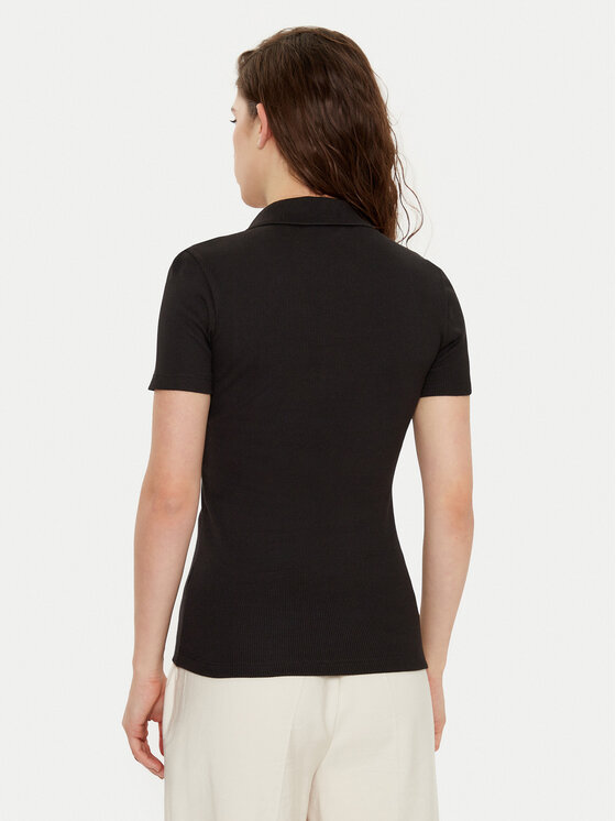 Lacoste Lacoste Поло DF5377 Чорний Slim Fit