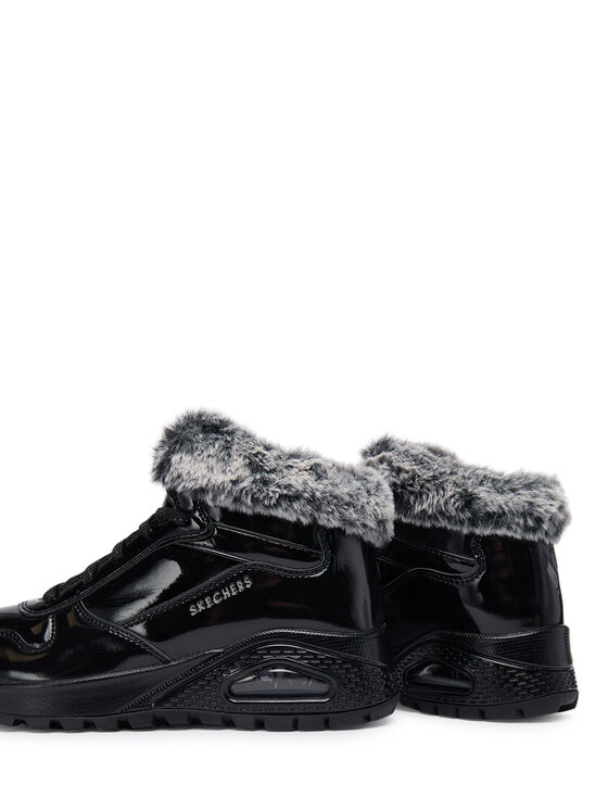 Skechers Šnurovacia obuv Skechers Uno Rugged 168126/BBK Čierna