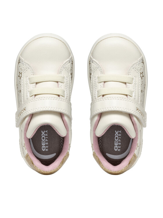 Geox Snīkeri Geox B Eclyper Girl B455MA 0BCKC C1K2L M Écru