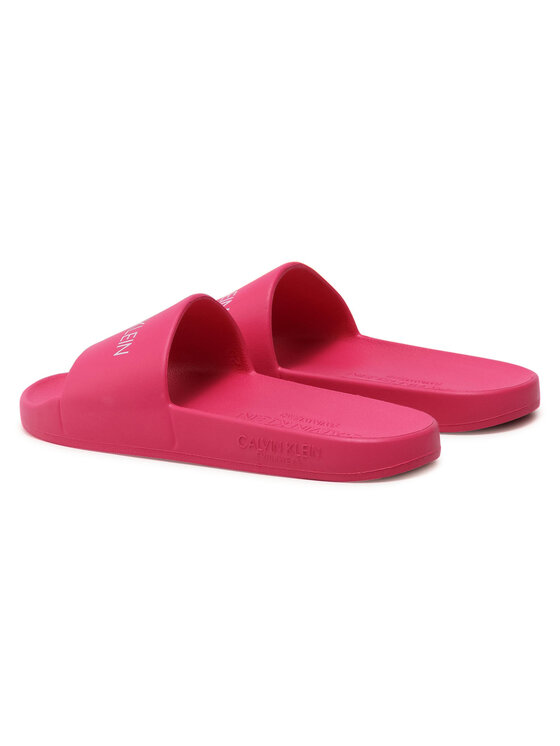 Calvin Klein Swimwear Šlepetės Calvin Klein Swimwear One Mold Slide KK0KK00075 Rožinė