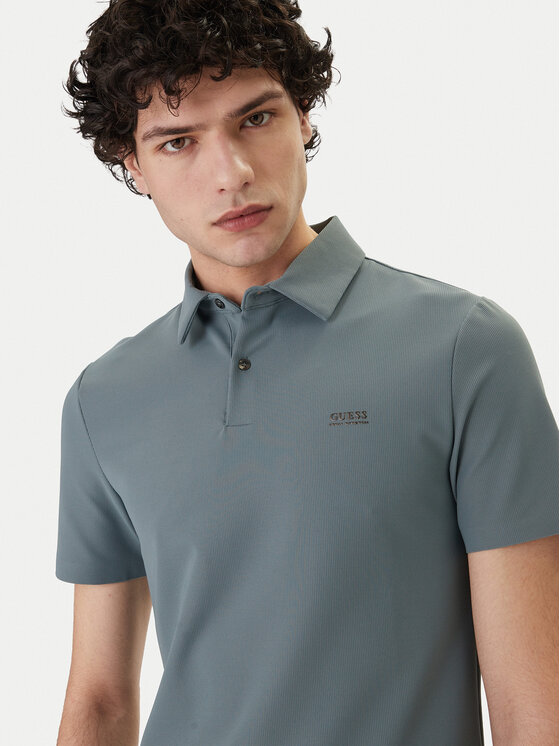 Guess Guess Polo M6RP02 KD202 Azul Slim Fit